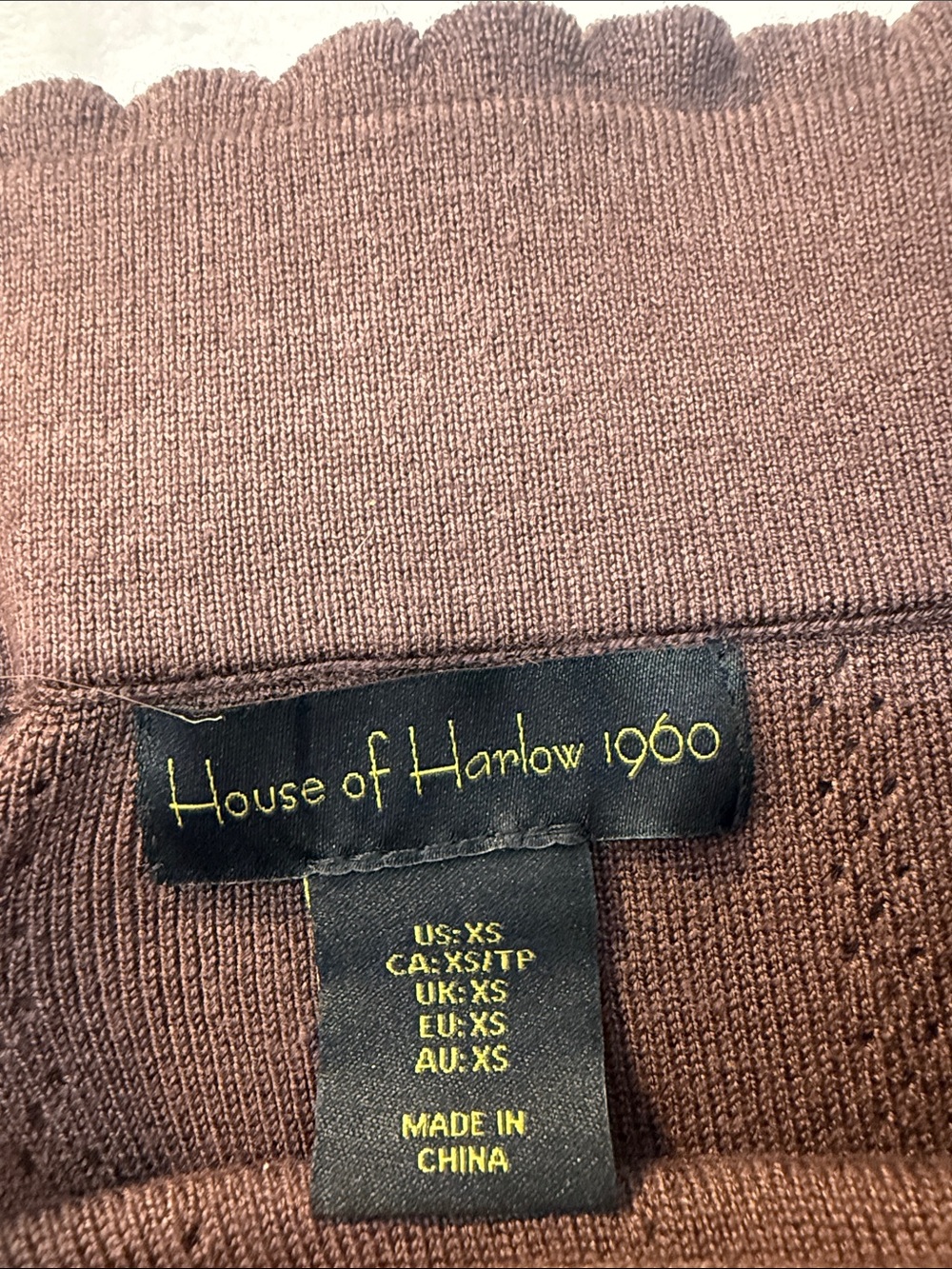House of Harlow 1960 Brown Maxi Skirt - Picture 2 of 5